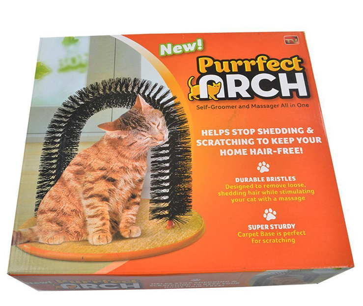 Purrfect Arch Cat Grooming and Scratching Toy