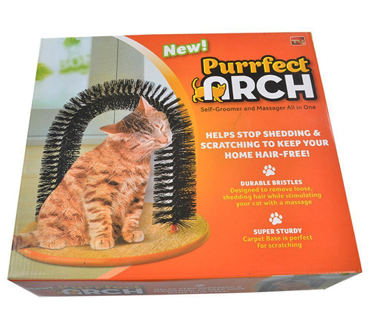 Purrfect Arch Cat Grooming and Scratching Toy