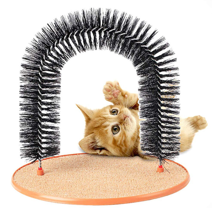 Purrfect Arch Cat Grooming and Scratching Toy